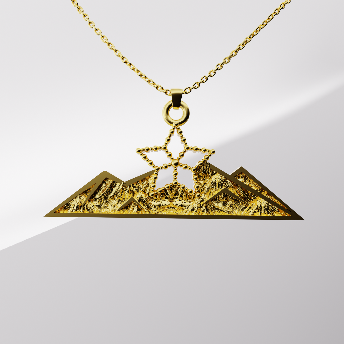 Estrella del Norte — Centered Star Charm ONLY